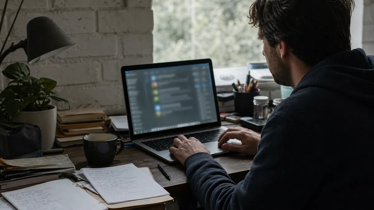 A user is engaged in exploring Reddit discussions about onion links on their laptop.