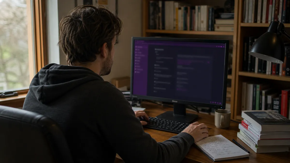 A person examining Tor Browser settings to troubleshoot .onion link issues.